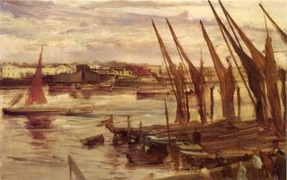 Баттерси-Рич, c.1863 - Джеймс Макнил Уистлер