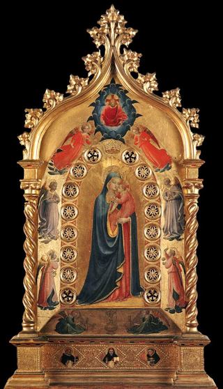 Мадонна со звездой, c.1424 - Фра Анджелико