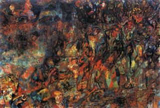 Буржуа в карете, 1912 - 1913 - Павел Филонов