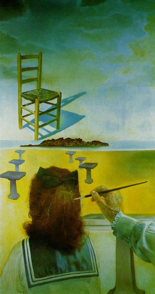 Стул (стереоскопическая работа, правая часть), 1975