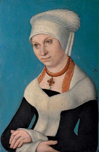 Портрет Барбары, герцогини Саксонской, около 1500 г.