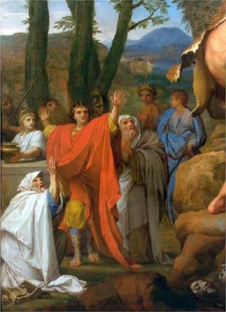 Геракл сражается с Какусом, 1653 - Эсташ Ле Сюёр