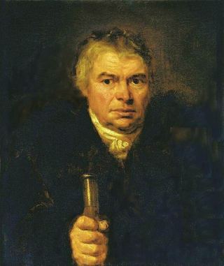 Портрет отца художника Адама Карловича Швальбе. 1804 Д.