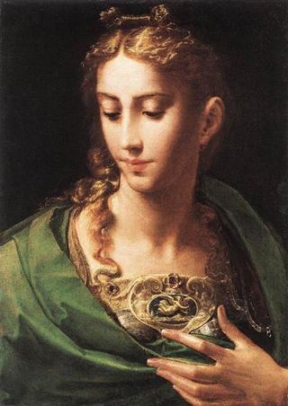 Афина Паллада, c.1539 - Пармиджанино