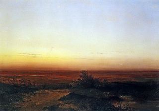 Рассвет в степи. 1852