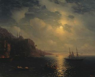 Лунная ночь на Чёрном море 1873