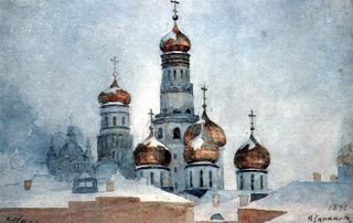 Колокольня Ивана Великого, 1876 - Василий Суриков