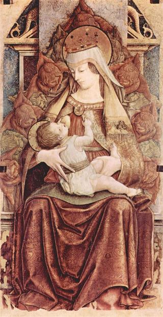 Мадонна на троне (Мадонна на троне), 1470 - 1473