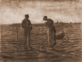Ангелус (по Милле), 1880