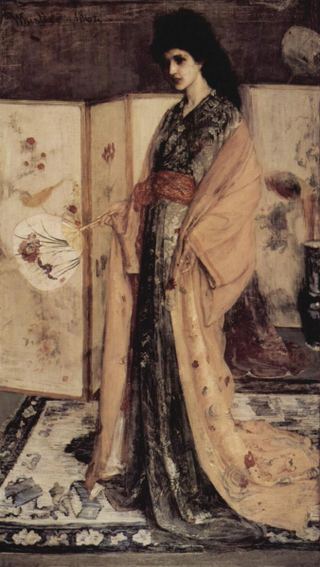 Принцесса из страны фарфора (Эскиз розы и серебра), 1863 - 1864 - Джеймс Макнил Уистлер