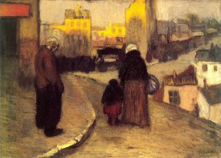 1900 г. Улица на Монмартре.