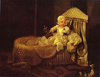 Джерард Энн Эдвардс в колыбели, 1733