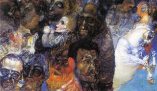 Головы, 1910 - Павел Филонов
