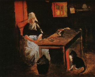 Голландский интерьер, 1914