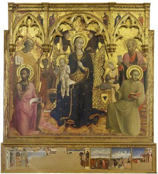 Мадонна со снежным алтарем, 1432 - Сассетта (Стефано ди Джованни)