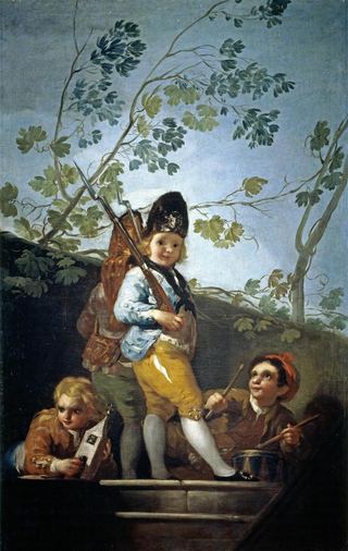 Мальчики, играющие в солдат, 1779