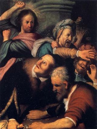 Христос, изгоняющий менял из храма, 1626
