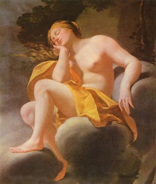 Спящая Венера на облаках, c.1630 - c.1640