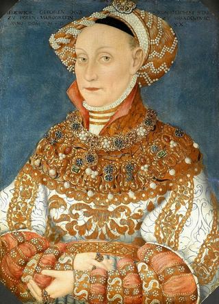 Портрет Ядвиги Ягеллон (1513–1573).
