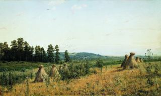Сжатое поле. Полесский пейзаж 1884 71х117