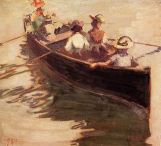 Катание на лодке, 1907