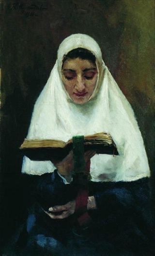 Игуменья, 1901 - Борис Кустодиев