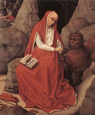 Святой Иероним и лев, 1450