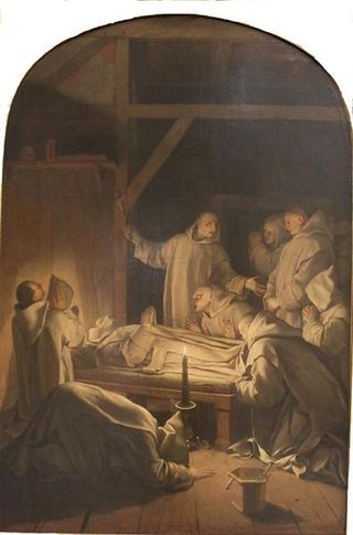Смерть святого Бруно, c.1645 - c.1648 - Эсташ Ле Сюёр