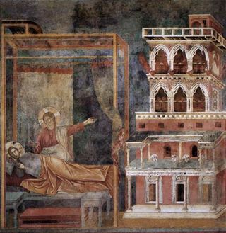 Мечта о дворце, 1297 - 1299 - Джотто
