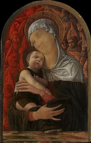 Мадонна с Младенцем, Серафимами и Херувимами, c.1454