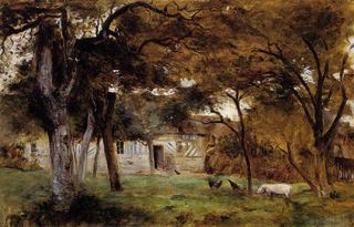 Ферма в Нормандии, 1859 - 1860