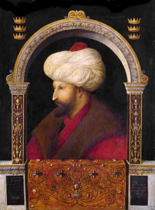 Портрет османского султана Мехмеда Завоевателя, 1480
