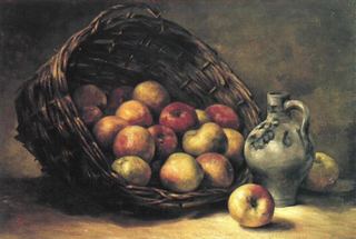 Корзина с яблоками