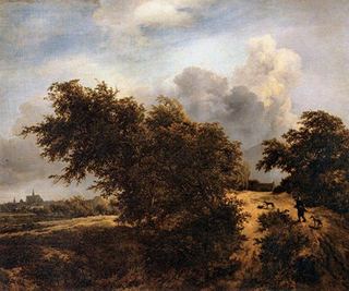 Пейзаж с дюнами близ Харлема, c.1649 - Якоб ван Рейсдал