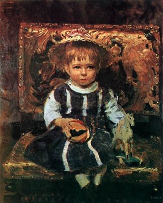 Портрет дочери художника Веры.