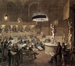 Натурный класс, 1824 - Алексей Венецианов