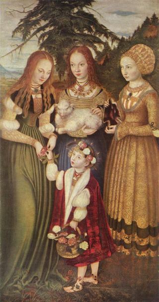Святые Доротея, Агнесса и Кунигунда, 1506