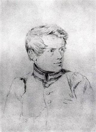Автопортрет, 1813 - 1816 - Карл Брюллов