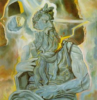 По мотивам картины Микеланджело «Моисей» на могиле Юлия II в Риме, 1982