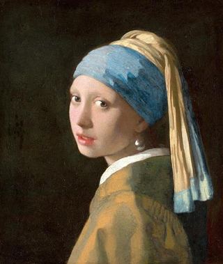 Девушка с жемчужной сережкой, c.1665 - Иоганнес Вермеер