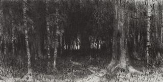 Лес, c.1870 - Архип Куинджи