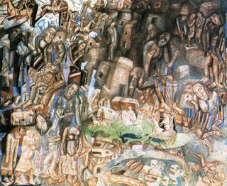 Без названия (Всадники), 1913 - Павел Филонов