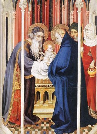 Сретение Христа (из алтаря Филиппа Смелого), 1399 - Мельхиор Бродерлам