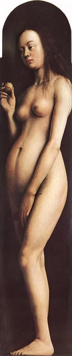 Ева, из правой створки Гентского алтаря, 1425 - 1429