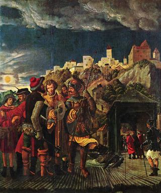 Результат Флориана, сцены легенды о святом Флориане, 1516 - 1518