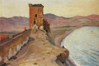 Консульская башня в Судаке, 1903 - Константин Богаевский