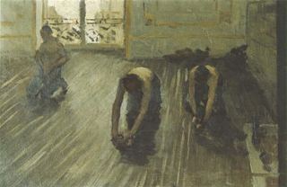 Этюд к «Строгателям паркета», 1875