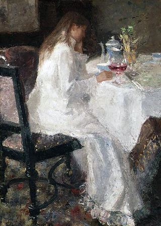 Дама в белом, 1886