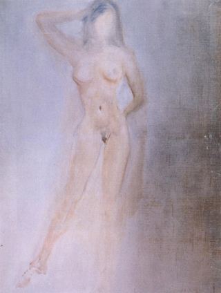 Этюд обнаженной женщины, c.1962