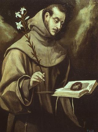 Святой Людовик Антоний Падуанский, около 1577 г. - Греко